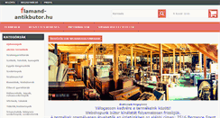 Desktop Screenshot of flamand-antikbutor.hu